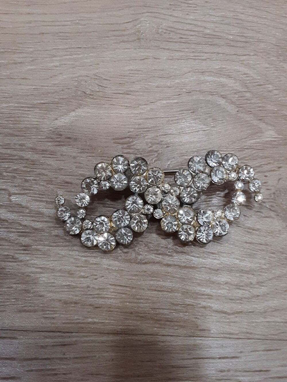 Vintage Rhinestone Brooch - Picture 2 of 3